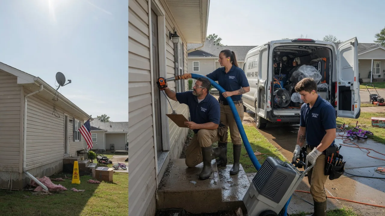 Ceiling Water Damage Restoration in Wellington, IL near me